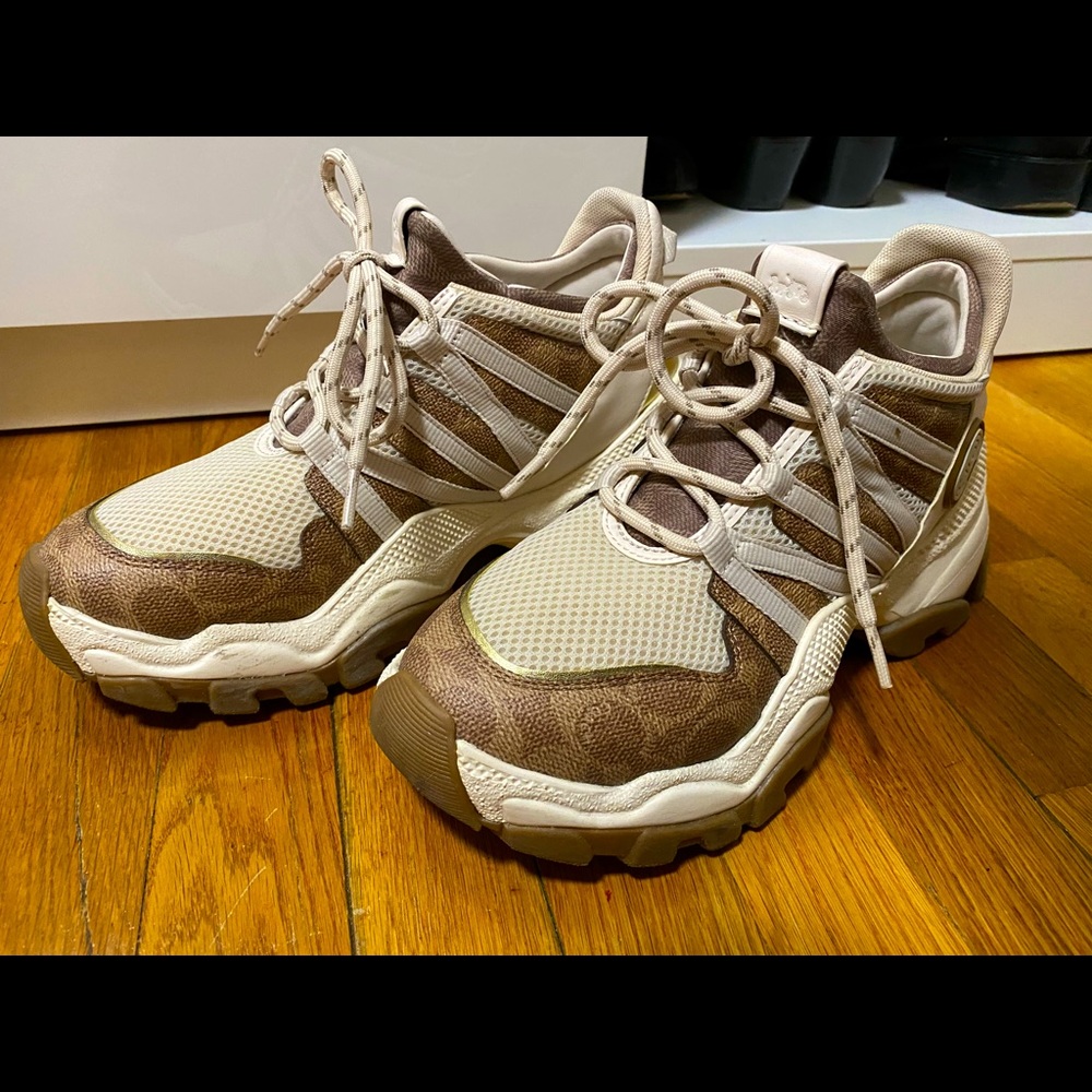 Coach Logo leather sneaker